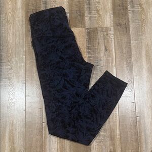 Athleta Black Patterned Leggings
